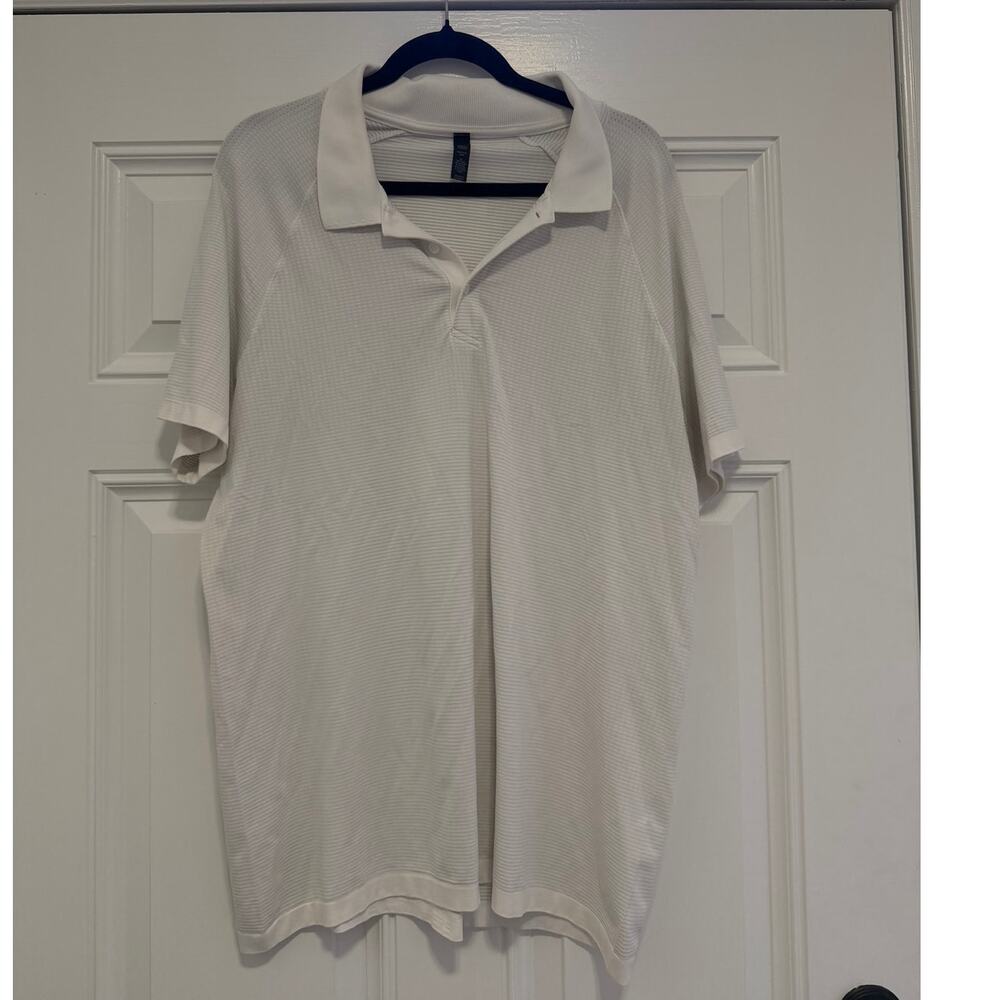 Lululemon Men's Polo Shirt White XL